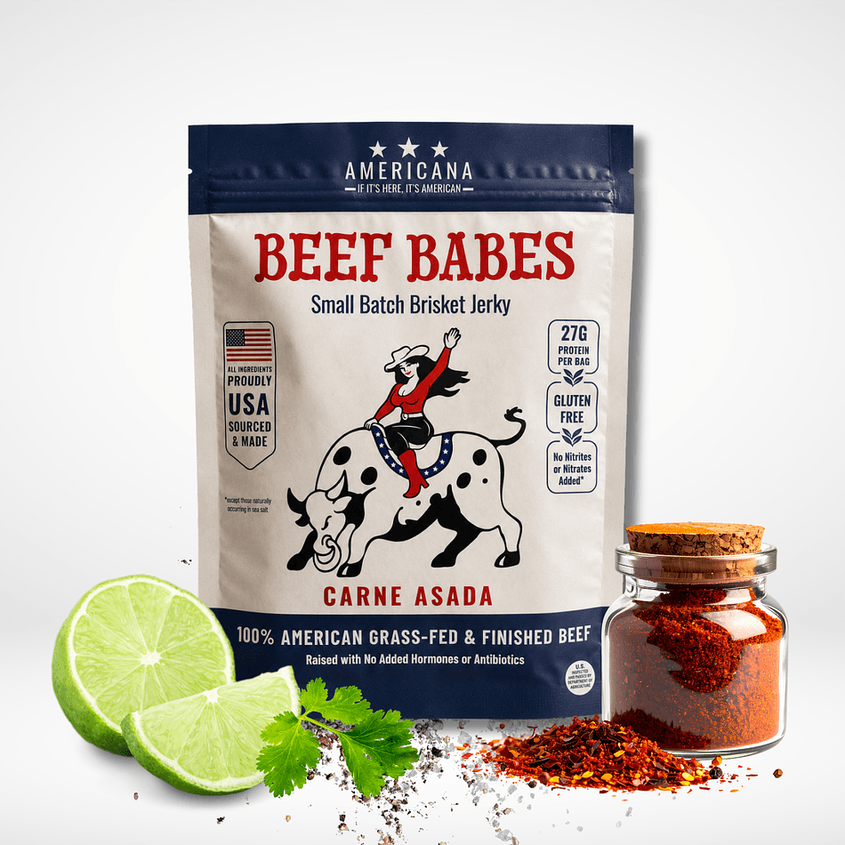 Beef Babes Carne Asada Grass-Fed Brisket Jerky