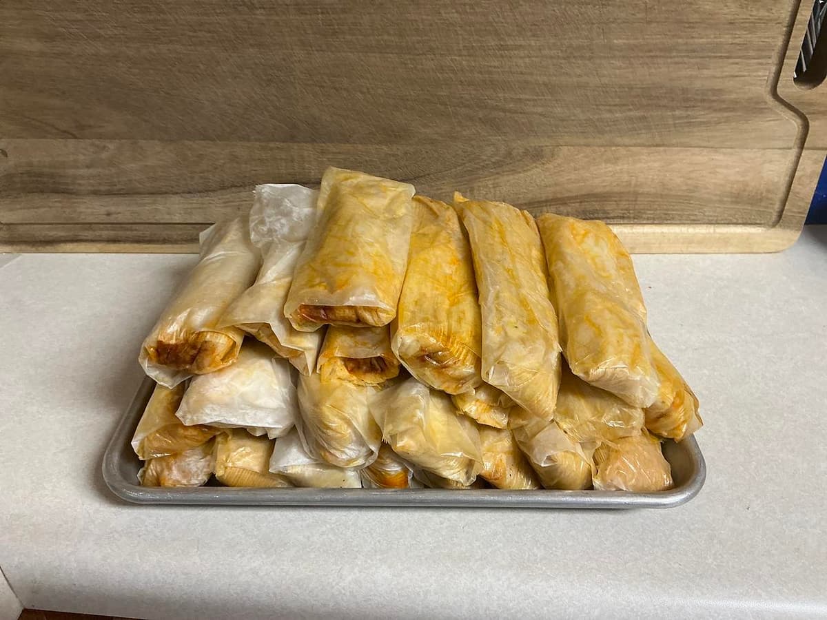 Tamales - Red pork