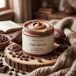 Cafe Mocha Cocoa Butter Beard & Body Butter (8 oz)-1