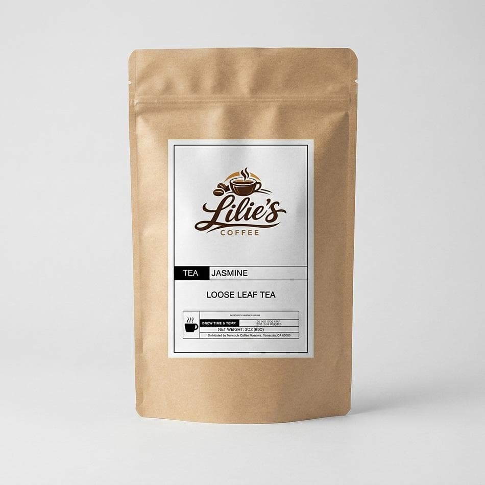Jasmine Green Tea, Jasmine Blossoms, Smooth Floral Aroma, Loose Leaf, 3 oz