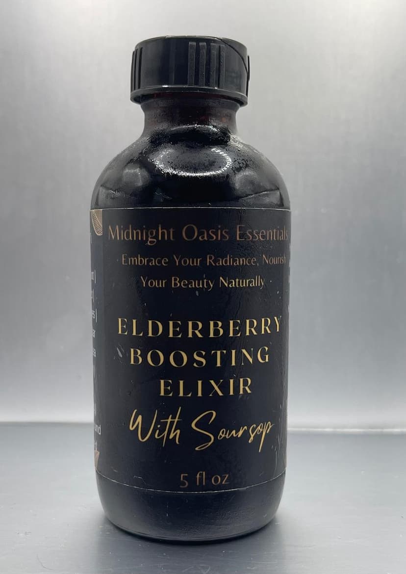 Elderberry Boosting Tonic with Soursop - Immune & Wellness Support Elixir - Image 1