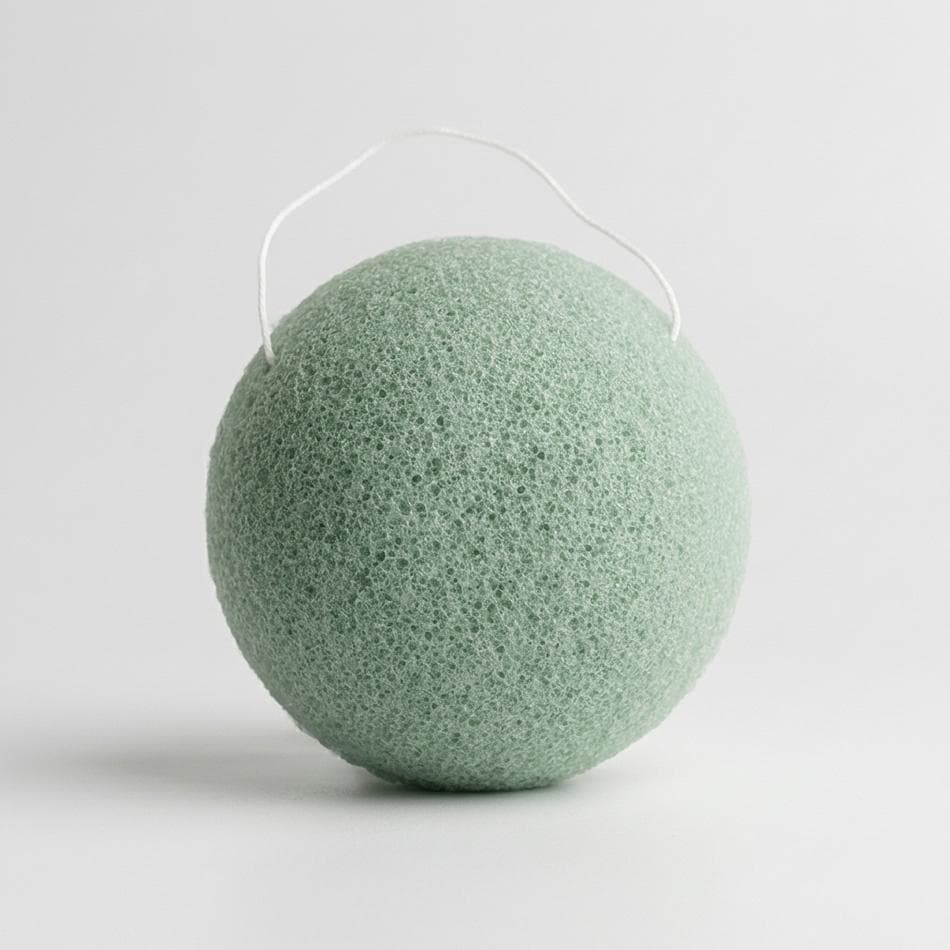 Konjac Facial Cleansing Sponge, 100% Konjac Root Fiber, Gentle Exfoliation for Sensitive Skin, 1-Pack