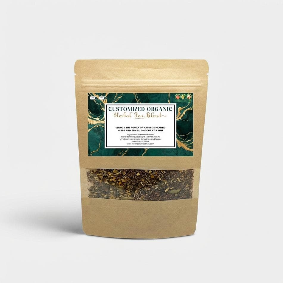 Customized Organic Herbal Tea Blend.
