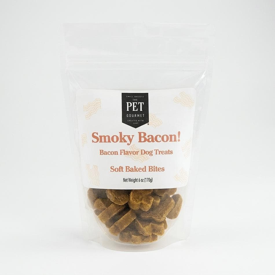 Soft Baked Dog Treats, Real Bacon & Oats, Chewy Training Bites, 21 Cal/Treat, 6 oz Bag