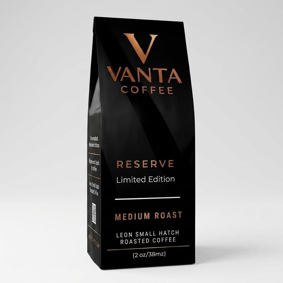 Limited Edition Specialty Coffee Blend, Chocolate & Caramel Notes, Smooth Balanced Cup.