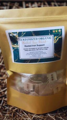 Rooted Iron Support Herbal Tea Blend 21-Day-1