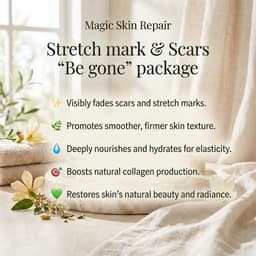 Stretch Mark & Scar Appearance Repair Kit (Serum + Body Butter + 0.75mm Dermaroller) — Magic Skin Repair-4
