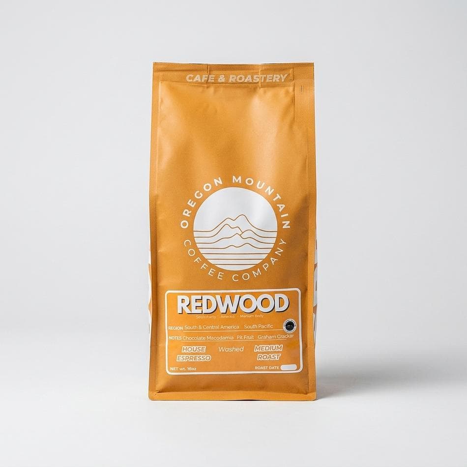 Medium Roast Espresso Blend, 3-Bean, Chocolate & Blueberry Notes, Low Acid Creamy Body, Whole Bean, 12 oz Bag