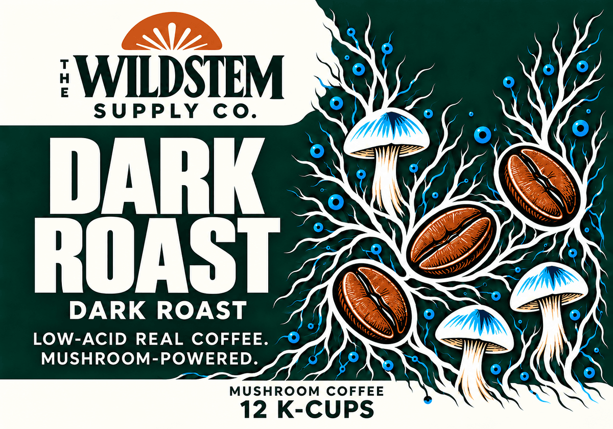 Dark Roast Mushroom Coffee K-Cups