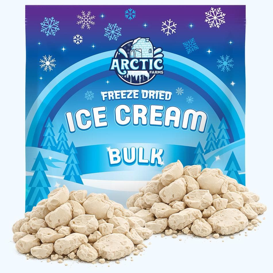 Freeze-Dried Gelato Bites, Sicilian Pistachio, Melt-in-Your-Mouth Crunch, Bulk Bag (1 lb)