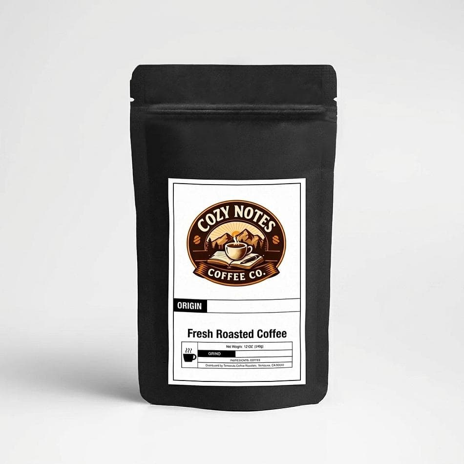 Medium-Dark African Coffee Blend, Toffee & Dark Chocolate Notes, Bright Fruit Finish, Whole Bean or Ground, 12 oz