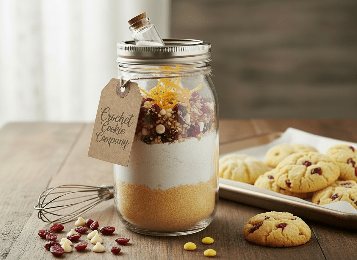 Orange Cranberry Cookie Mix in a Jar, 12 oz