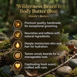 Wilderness Beard & Body Butter (8oz)-5