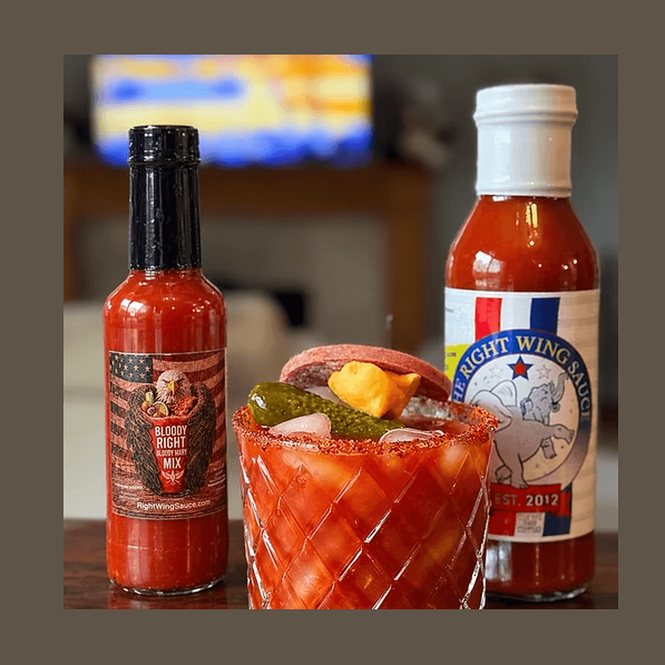 Bloody Mary Mix, Tomato Juice & Spices, Classic Savory Brunch Cocktail Mixer, Medium Heat, 32 oz Bottle