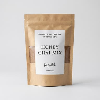 Chai Spice Blend, Cinnamon Coriander Clove Cardamom Ginger, Mix Into Honey for Instant Chai Drinks, 1.6 oz