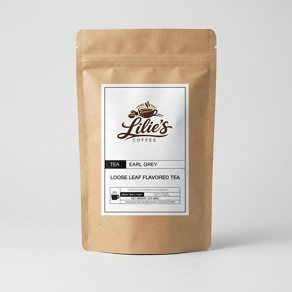 Earl Grey Loose Leaf Black Tea, Ceylon OP & Bergamot Oil, Floral Citrus Flavor, Cornflower Blend, 3 oz