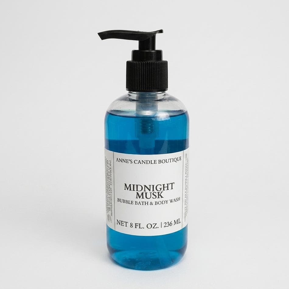 Bubble Bath & Body Wash, Warm Musk, Amber & Woods, Relaxing Evening Scent, Foaming Cleanser (Size TBD)