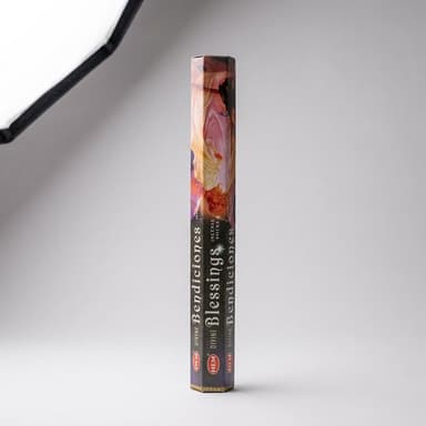 Incense Sticks, Divine Blessing Scent, HEM Hexa Tube, Peace & Harmony Aroma, 20-Stick Pack