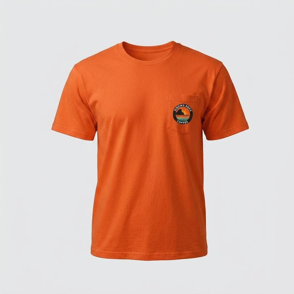 Heavyweight Cotton Pocket T-Shirt, Unisex Crewneck, Chest Pocket, Casual Everyday Tee, S–3XL