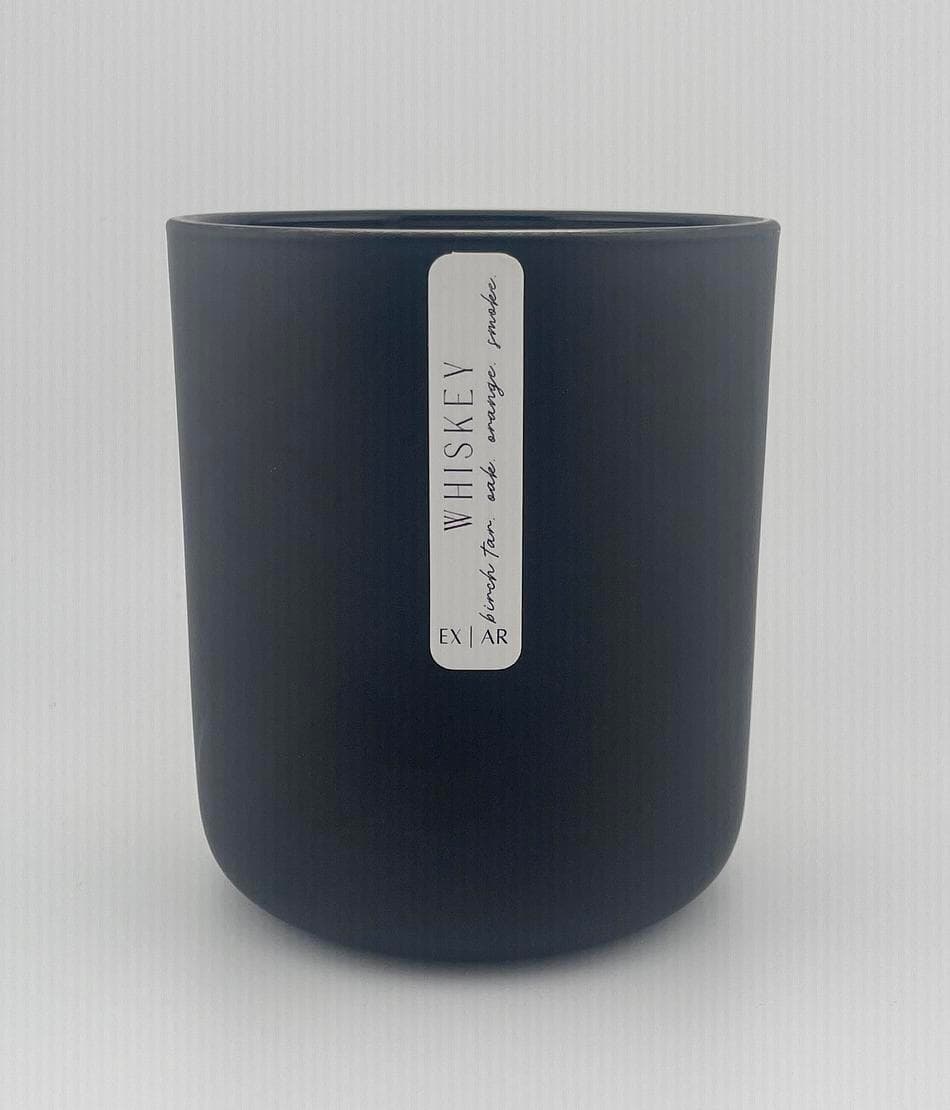 WHISKEY | 15oz. Soy Candle | Birch Tar. Oak. Orange.