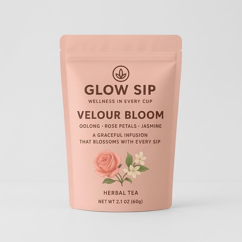 Caffeine-Free Herbal Flower Tea, Rose Petals & Hibiscus, Calming Relaxation Blend, Loose Leaf, 3 oz