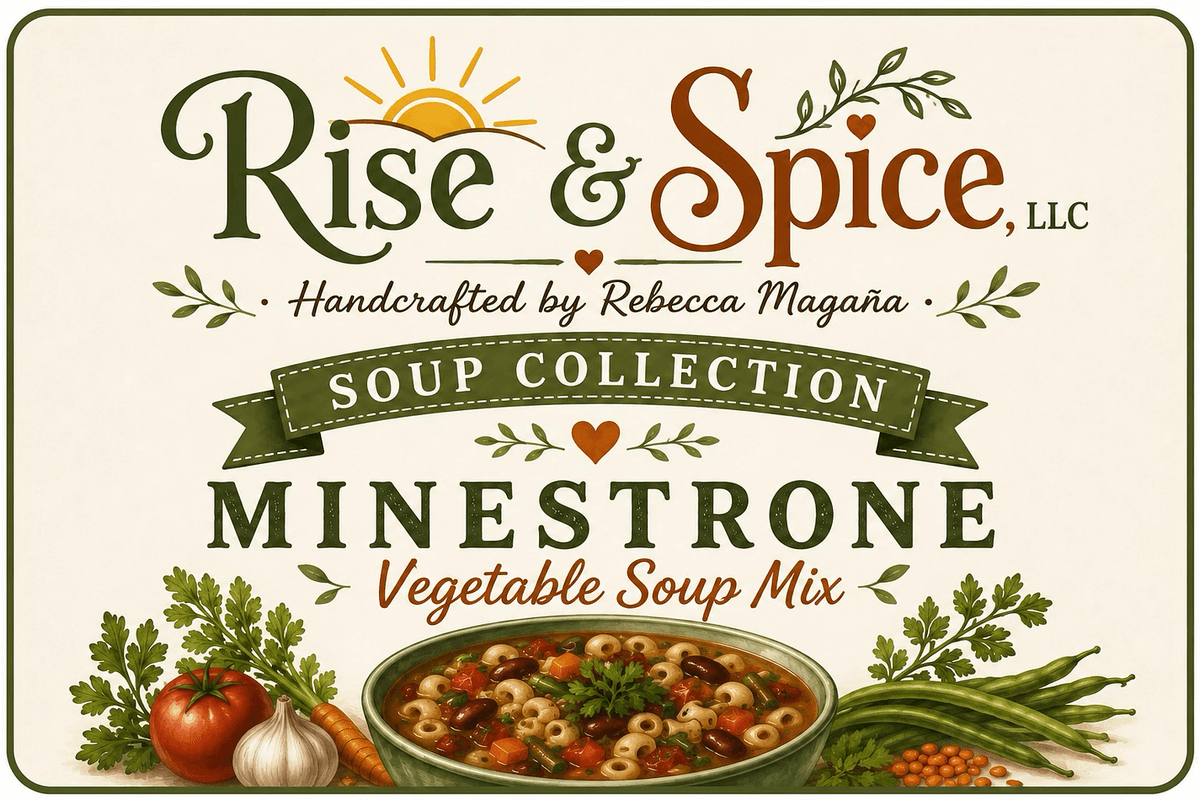 Minestrone vegetable soup mix