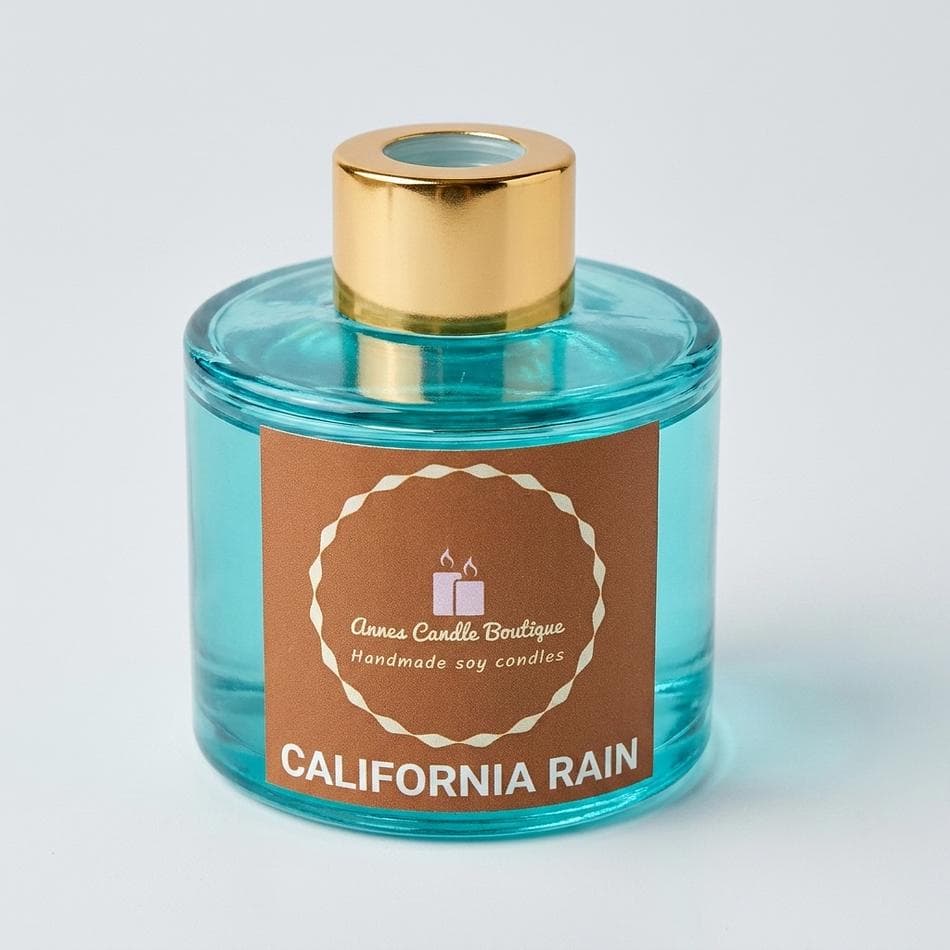 Reed Diffuser, Ozone & Floral (Lily of the Valley, Hyacinth, Wisteria), Fresh Clean Home Fragrance, 100ml