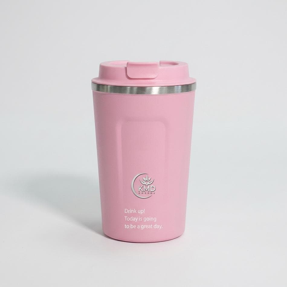 Smart Temperature Display Stainless Steel Travel Mug, Engraved Affirmation, Double Wall Vacuum Insulated, 510ml