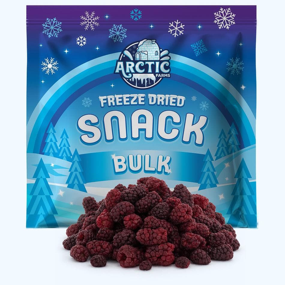 Freeze-Dried Marionberries, Deep, Jammy, Pacific Northwest Berry Flavor, Bulk Bag (15 oz)