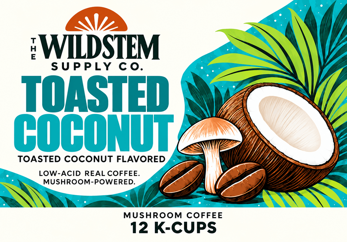 Toasted Coconut Mushroom Coffee K-Cups