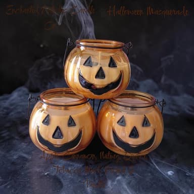 Halloween Masquerade Candles