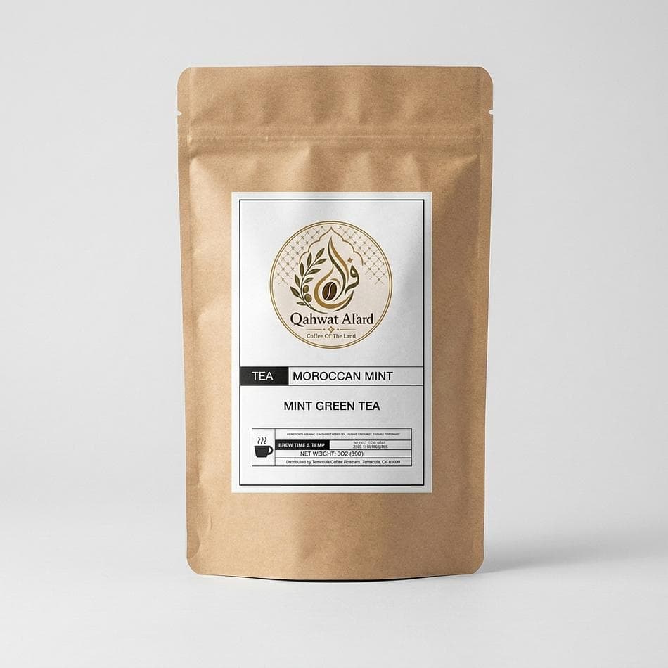 Moroccan Mint Green Tea, Green Tea & Mint, Refreshing Hot or Iced, Loose Leaf, 3 oz
