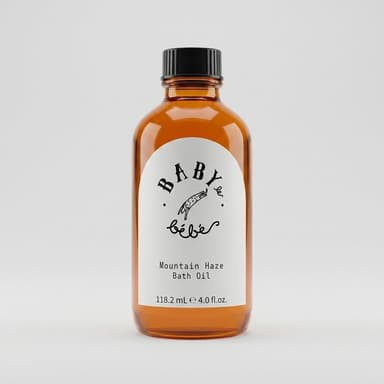 Botanical Bath Oil, Organic Rosehip & Bergamot, Deep Hydration, Aromatherapy Soak, 4 fl oz