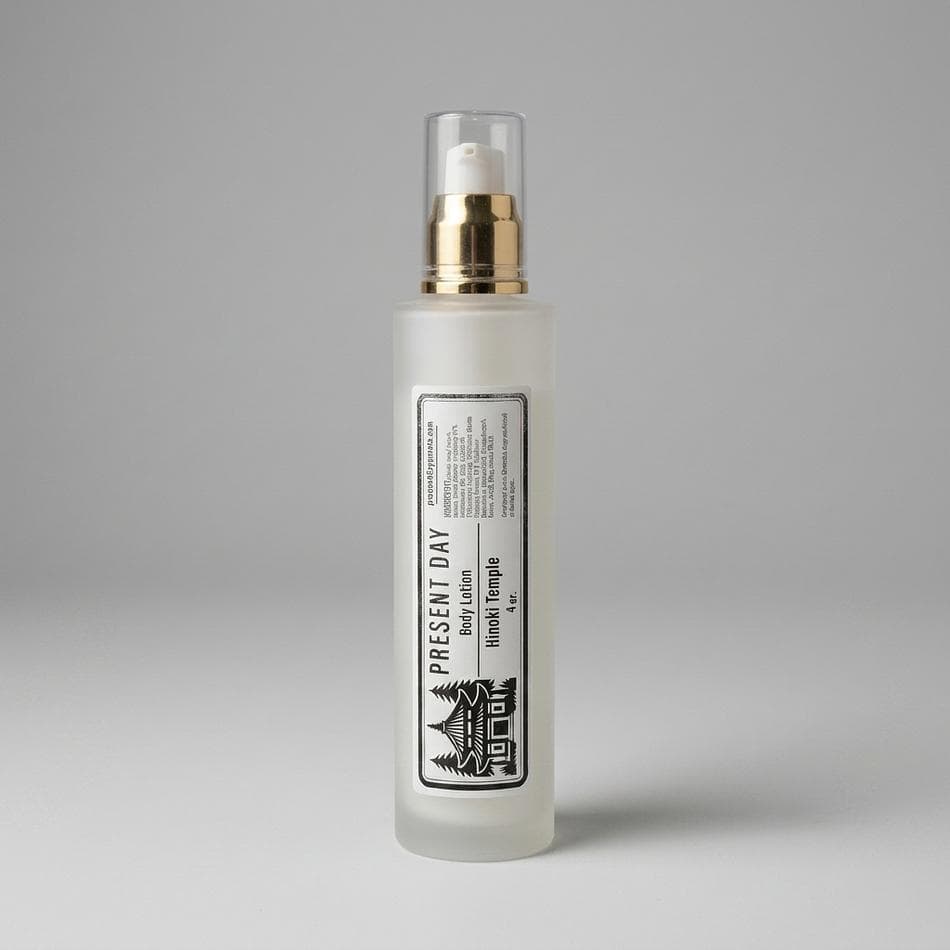 Body Lotion, Aloe + Shea Butter, Fast-Absorbing Non-Greasy Hydration, Glass Pump Bottle, 4 oz