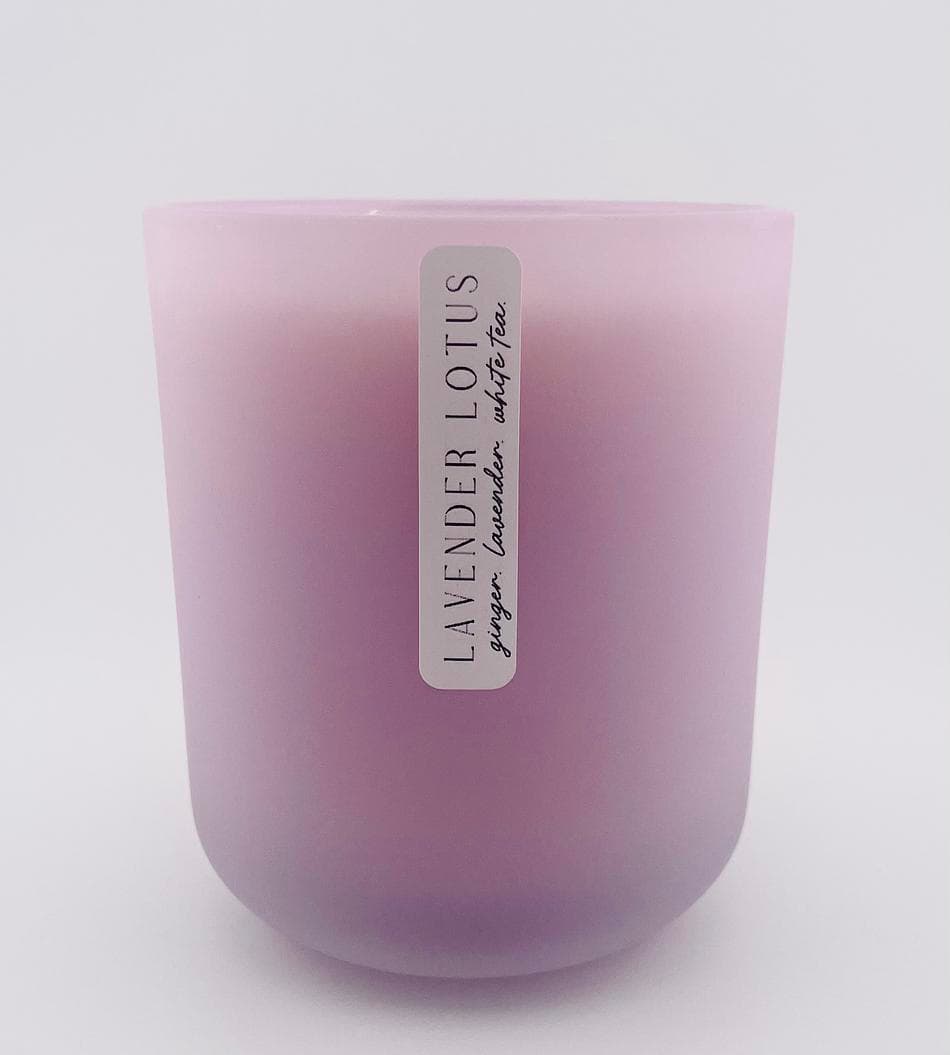 LAVENDER LOTUS | 15oz. Soy Candle | Ginger. Lavender. White Tea.