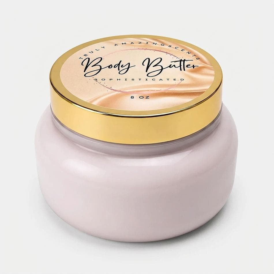 Pink Sugar Body Butter, Shea & Kokum Butter, All-Day Moisture, Non-Greasy, 2 oz or 8 oz Jar