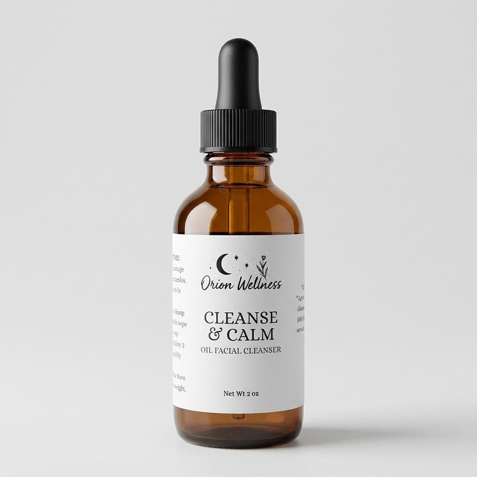 Herbal Oil Cleanser, Jojoba & Squalane, Makeup + Sunscreen Remover, Sensitive Skin, 1 Bottle (Size Listed)