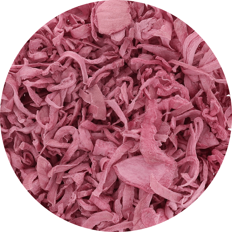 Freeze-Dried Pickled Red Onions, Apple Cider Vinegar, Tangy Crunchy Taco Topping, Large Resealable Bag (0.5 oz)