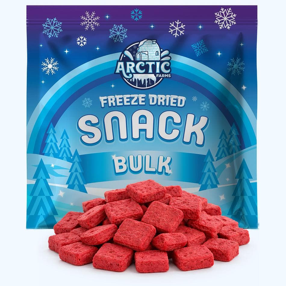 Freeze-Dried Cactus Fruit (Prickly Pear • Tuna • Cactus Fig), Sweet, Floral, Vibrant Desert Fruit Crunch, Bulk Bag (9 oz)