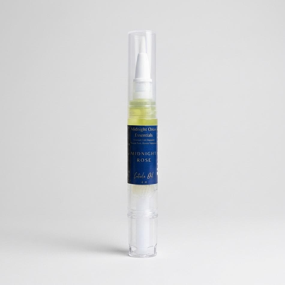 Cuticle & Nail Oil, Jojoba + Castor + Vitamin E, Fast-Absorbing Hydration, 1 Bottle, Rose or Citrus Vanilla