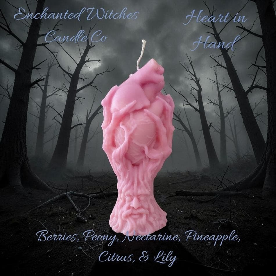 Heart in Hand Candle