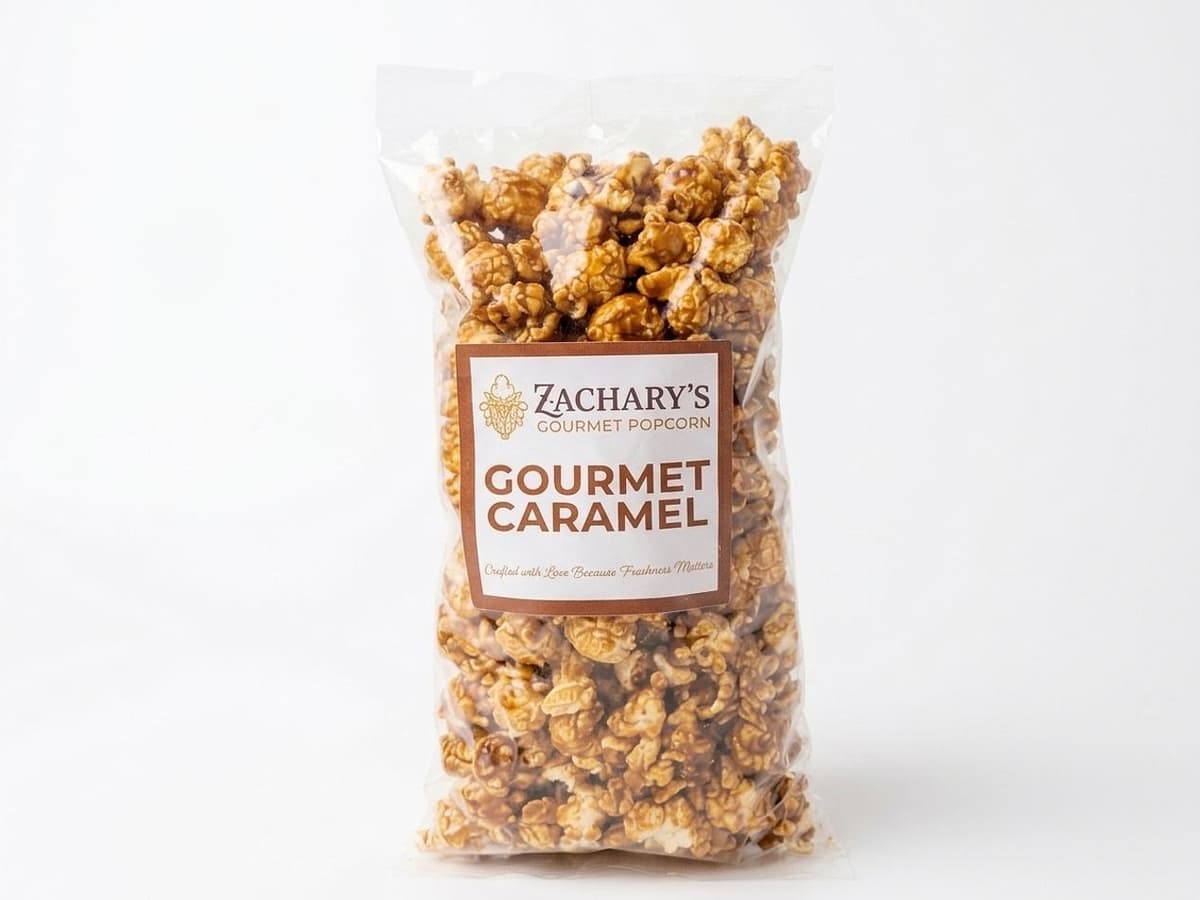 Gourmet Caramel Popcorn- Medium Bag  / Approx. 4 Cups