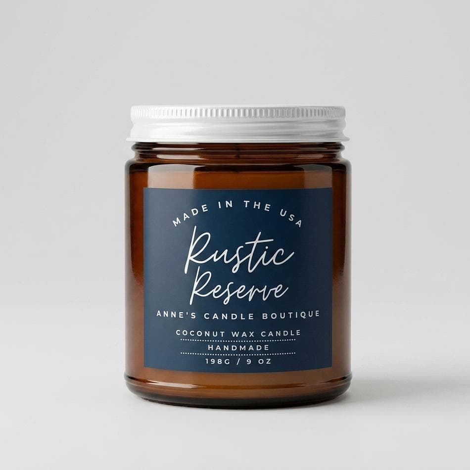 Scented Jar Candle, Pine, Citrus & Herbal Notes, Cozy Woodsy Aroma, 9 oz Single Wick