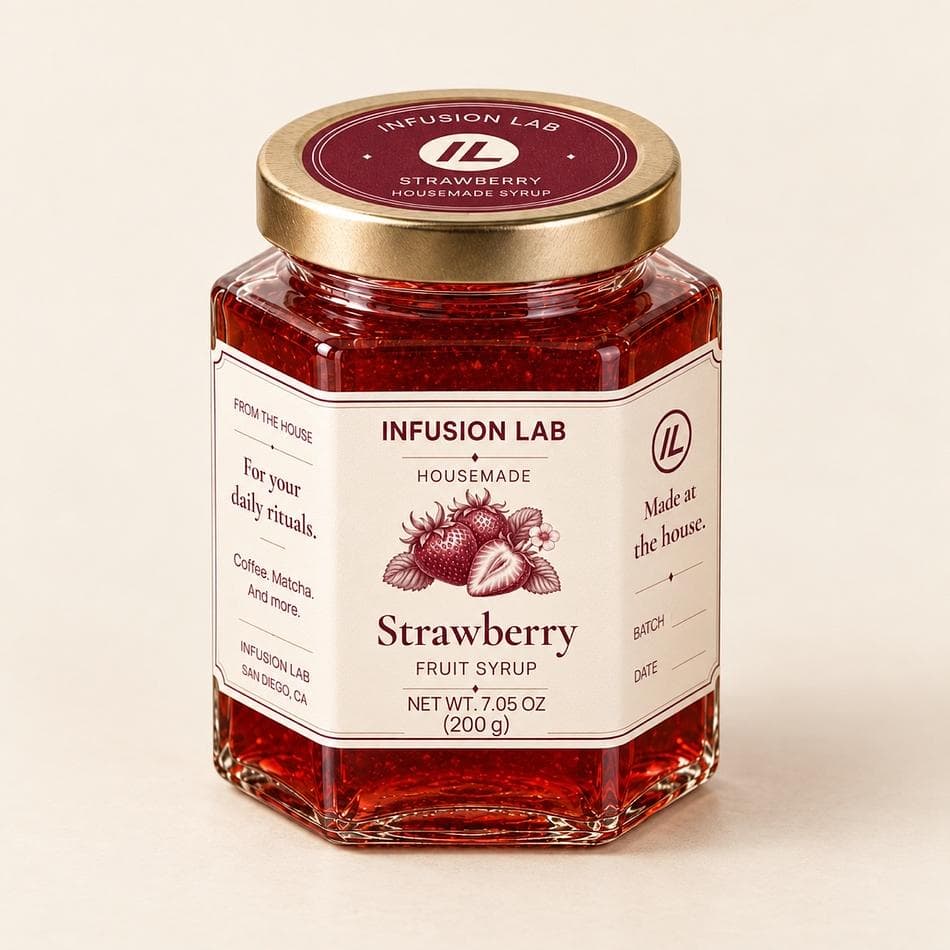 Infusion Lab Housemade Strawberry Syrup — 200 g