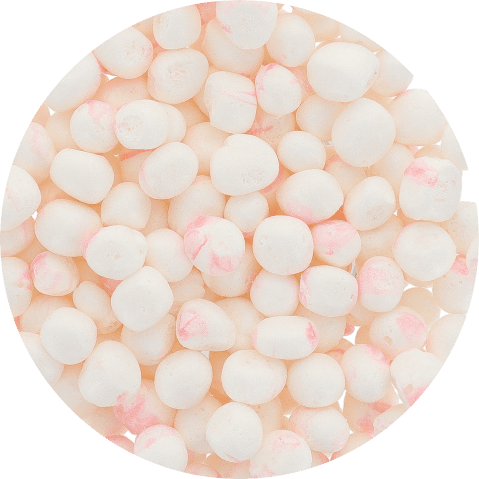 Freeze-Dried Salt Water Taffy Candy, Peppermint, Light Crunchy Candy Puffs, Bulk Bag (12 oz)