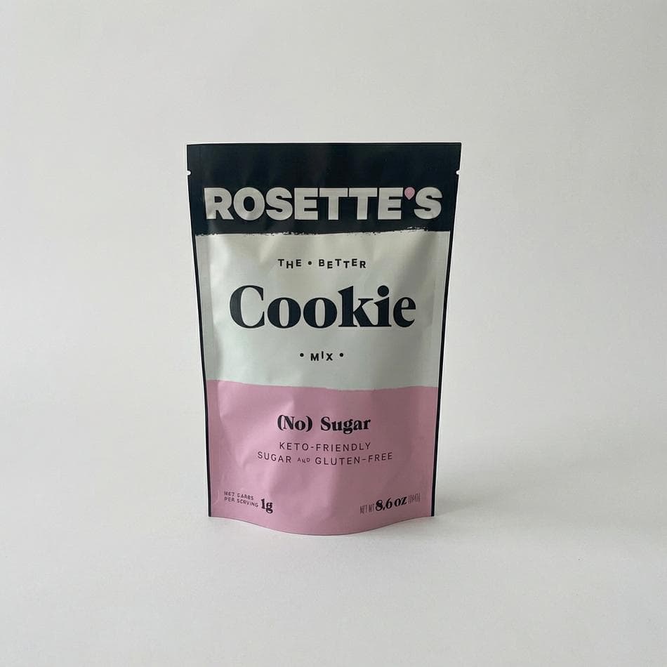 Keto Sugar Cookie Mix, Almond & Coconut Flour, Sugar-Free Monk Fruit Sweetened, 1g Net Carbs, Makes 16 Cookies