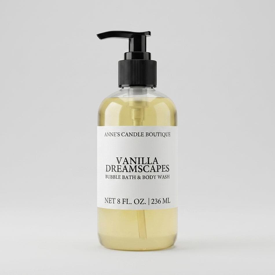 Vanilla Bubble Bath & Body Wash, Creamy Vanilla Scent, Gentle Foaming Cleanser, Daily Shower Wash (Size Not Listed)