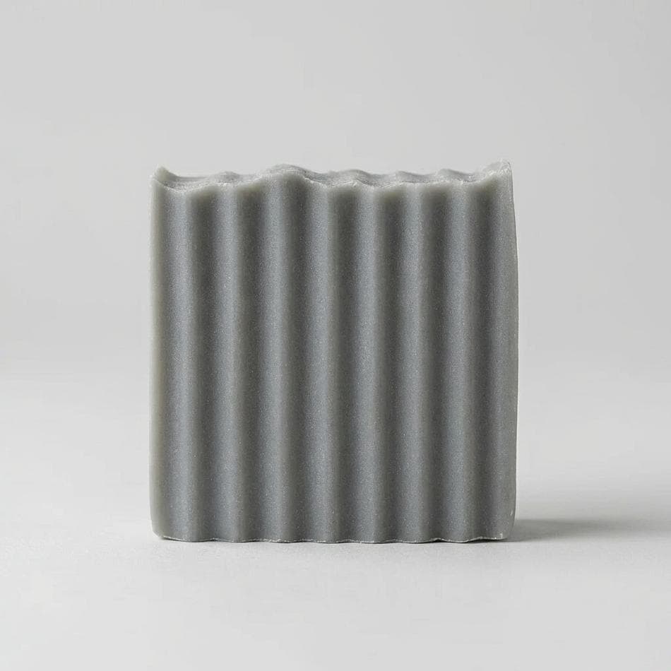 Activated Charcoal Soap Bar, Olive & Coconut Oil, Detox Cleanse for Oily/Acne-Prone Skin, Citrus Essential Oils, 1 Bar