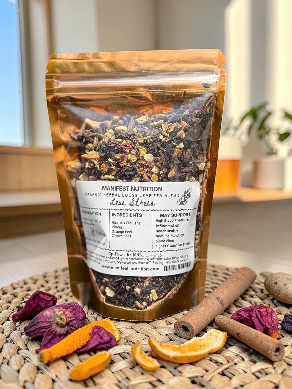Less Stess Organic Herbal Tea