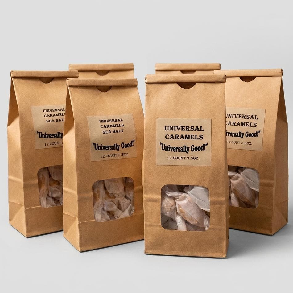 Rocky Road Chocolate Caramels, Milk Chocolate, Marshmallow & Peanuts, Melt-in-Your-Mouth Candy, 12-Count Bag